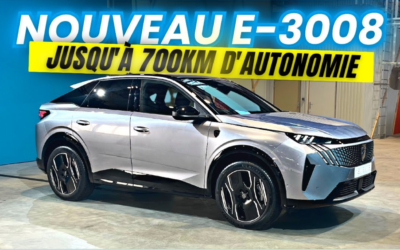 Le nouveau Peugeot E-3008 à des caractéristiques totalement folles pour un SUV électrique