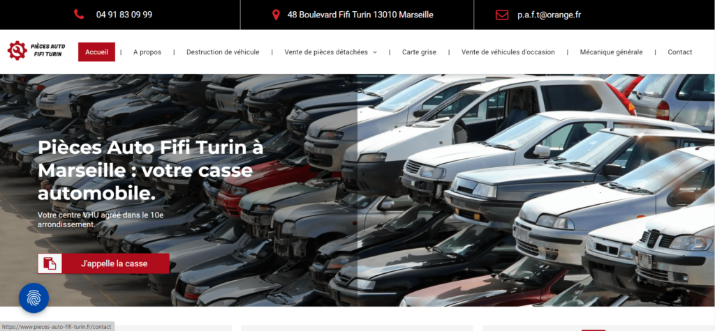 casse auto Marseille piece auto fifi turin