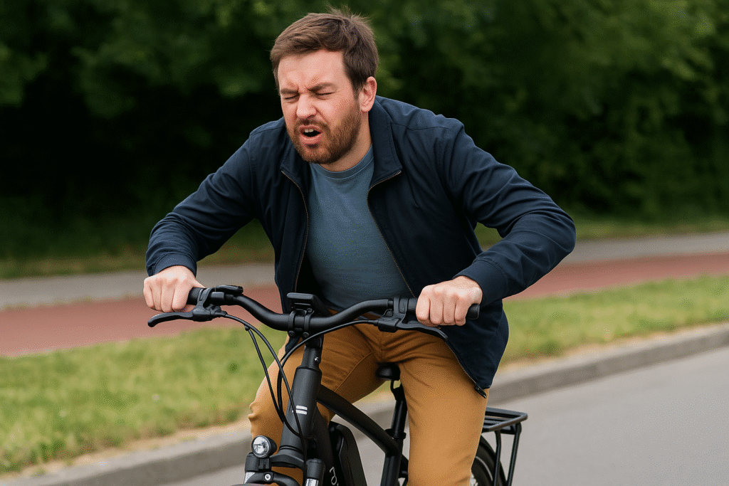 vélo électrique fonctionne par à-coups