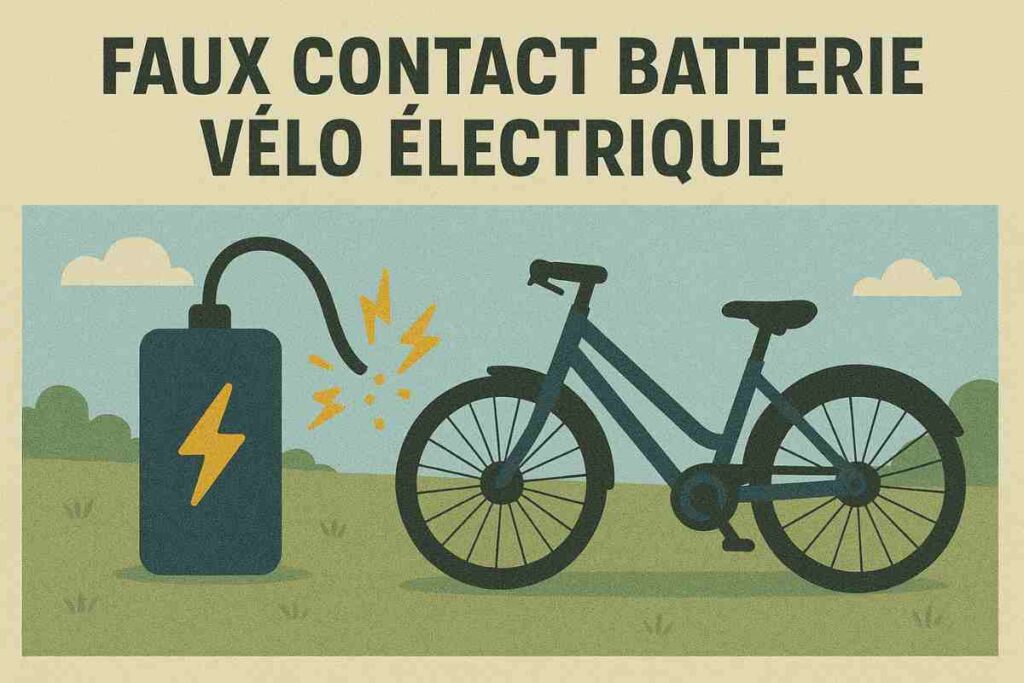 faux contact batterie vélo électrique