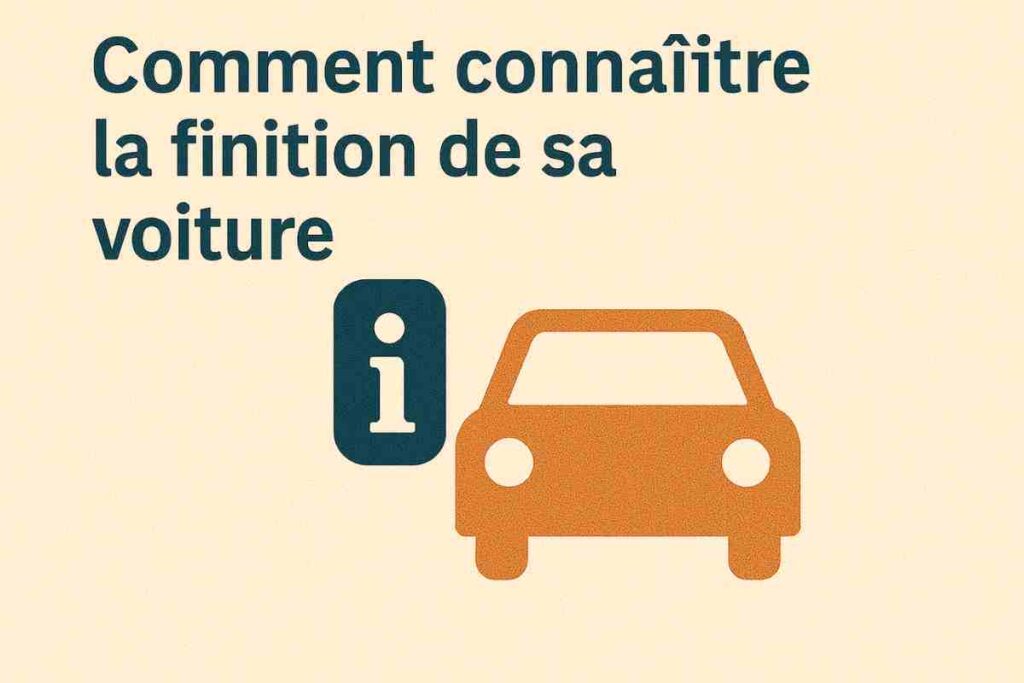comment connaitre la finition de sa voiture