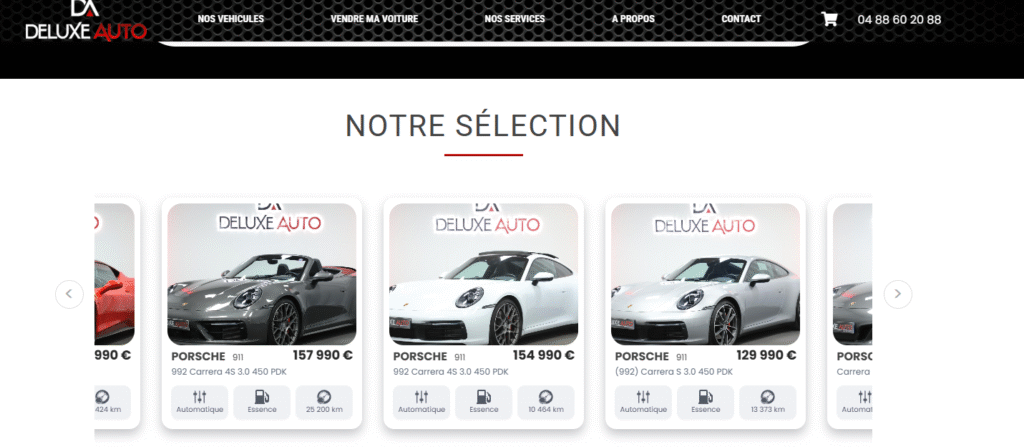 véhiculesdisponible sur Deluxe Automobile