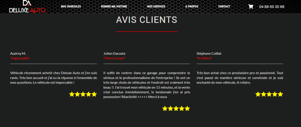 Avis sur Deluxe Automobile
