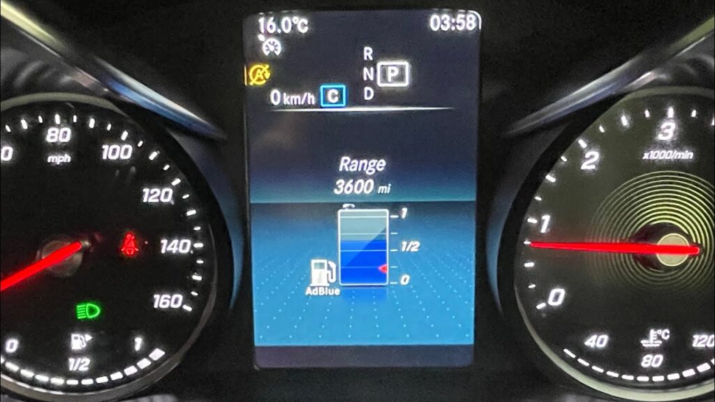 remise à zéro AdBlue Mercedes GLC