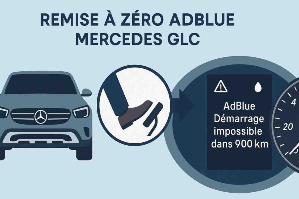 remise à zéro adblue mercedes glc