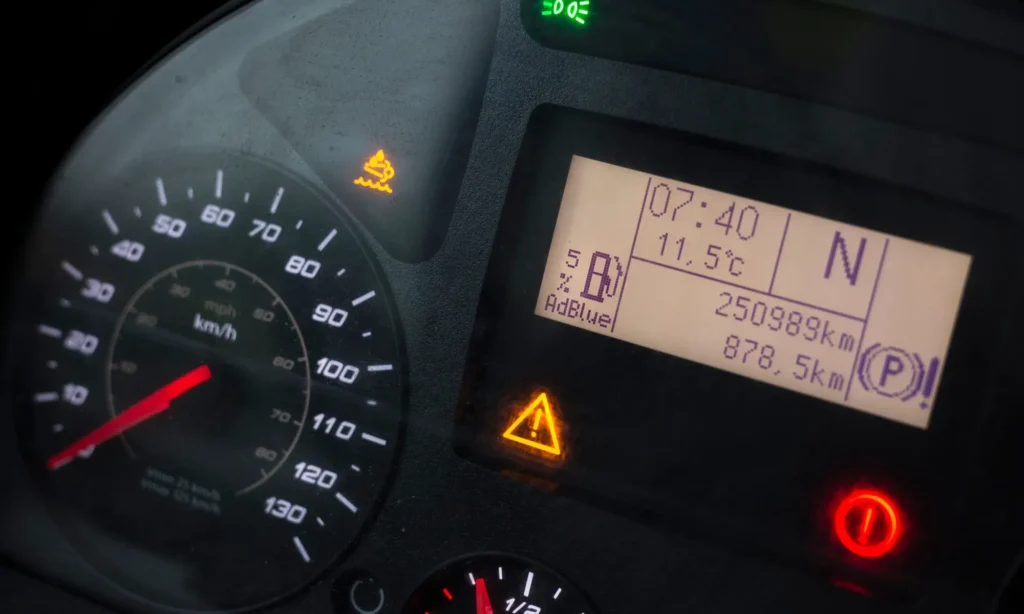 voyant AdBlue actif sur un Nissan Qashqai