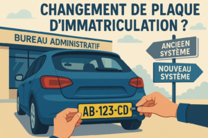 Changement de plaque d'immatriculation voiture SIV FNI