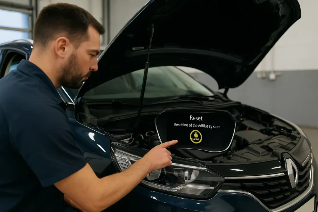 réinitialiser adblue sans valise peugeot