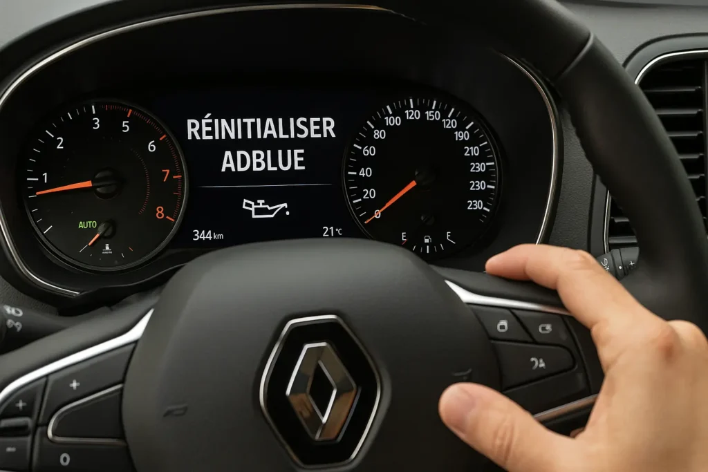 réinitialiser adblue clio 5