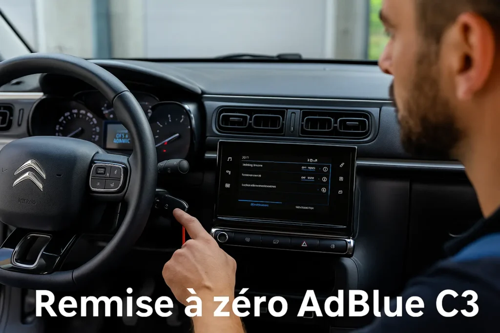 remise a zero adblue c3