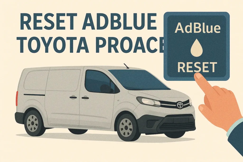 reset adblue toyota proace