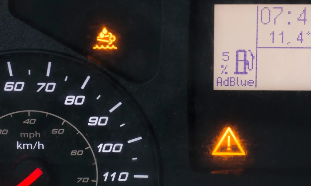 le voyant AdBlue reste allumé après le remplissage sur un Peugeot
