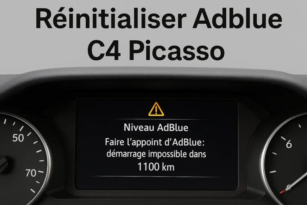 réinitialiser adblue c4 picasso