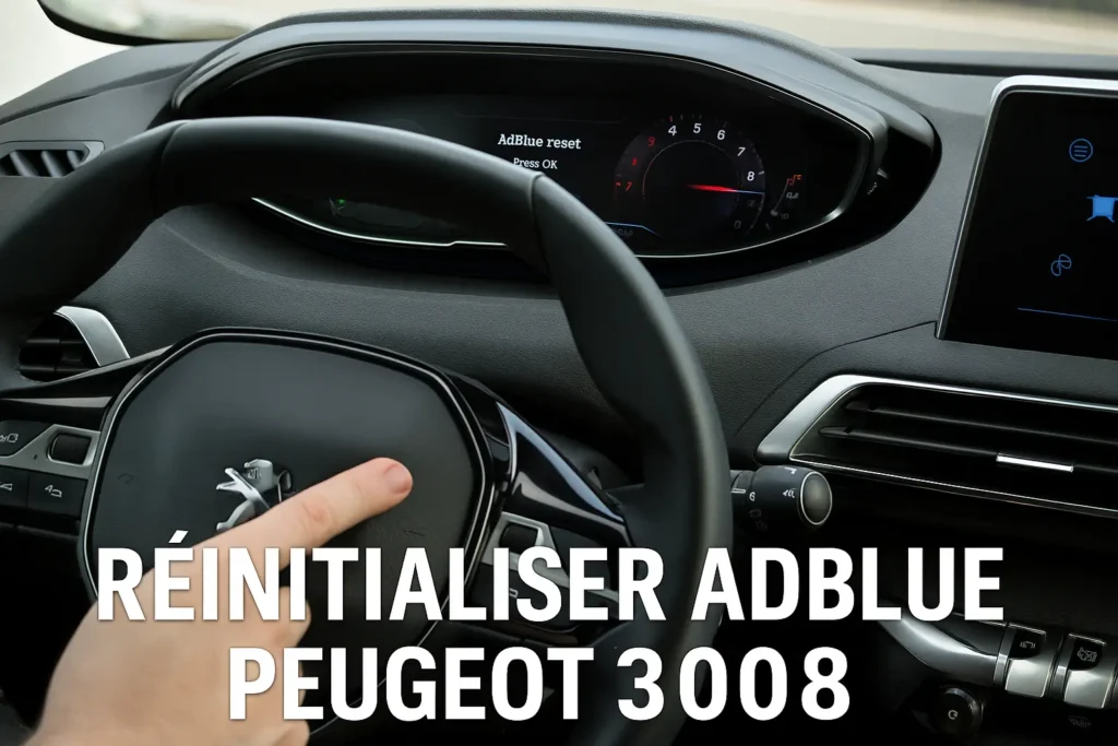réinitialiser adblue peugeot 3008