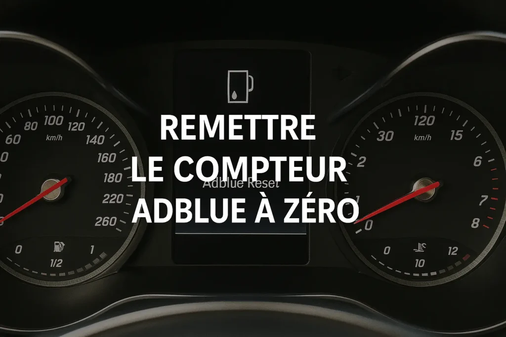 remettre le compteur adblue a zero