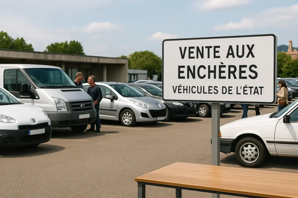 vente de vehicule du domaine de l'etat pour particulier