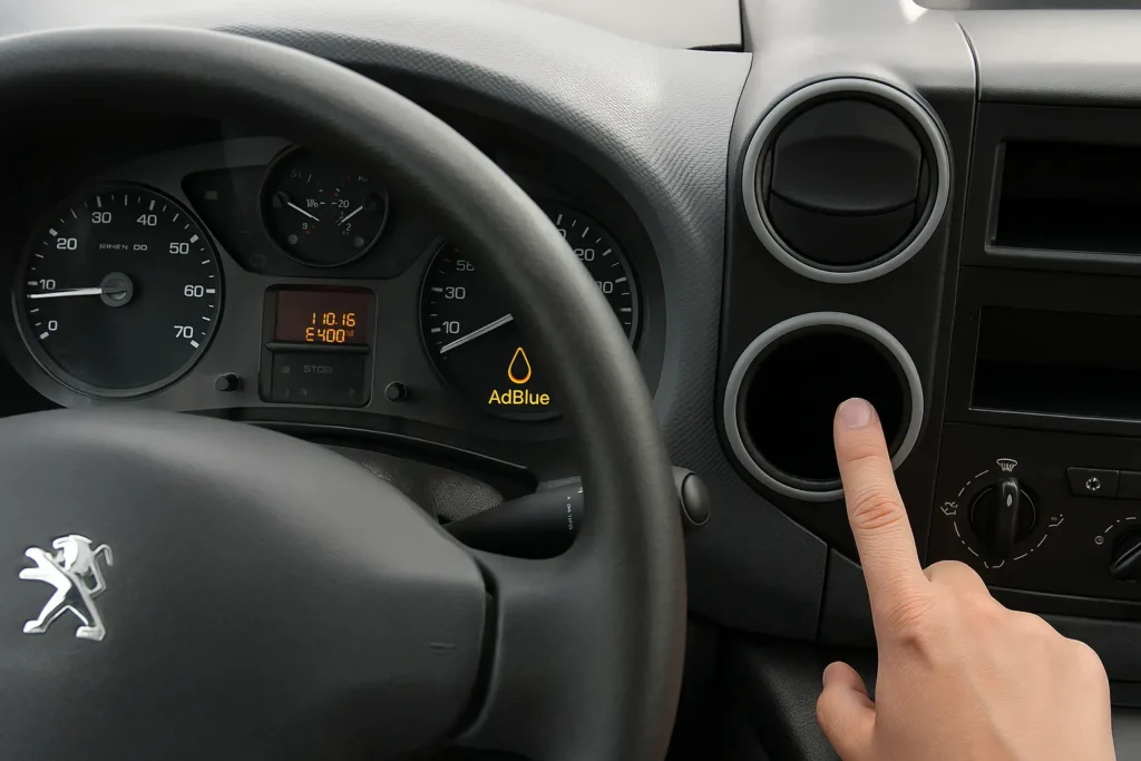 comment enlever voyant adblue peugeot partner (2)