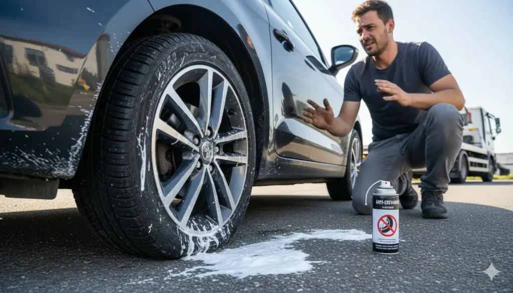 inconvénient bombe anti crevaison