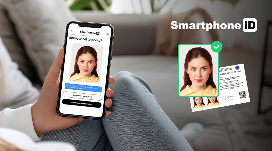 photo permis de conduire avec smartphone id