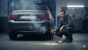 voiture qui consomme de l'huile sans fuite