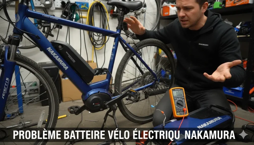 batterie neuve pour un vélo électrique Nakamura
