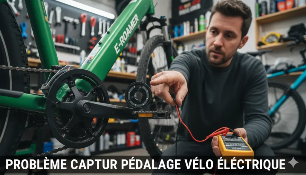 capteur de pédalage d'un vélo électrique