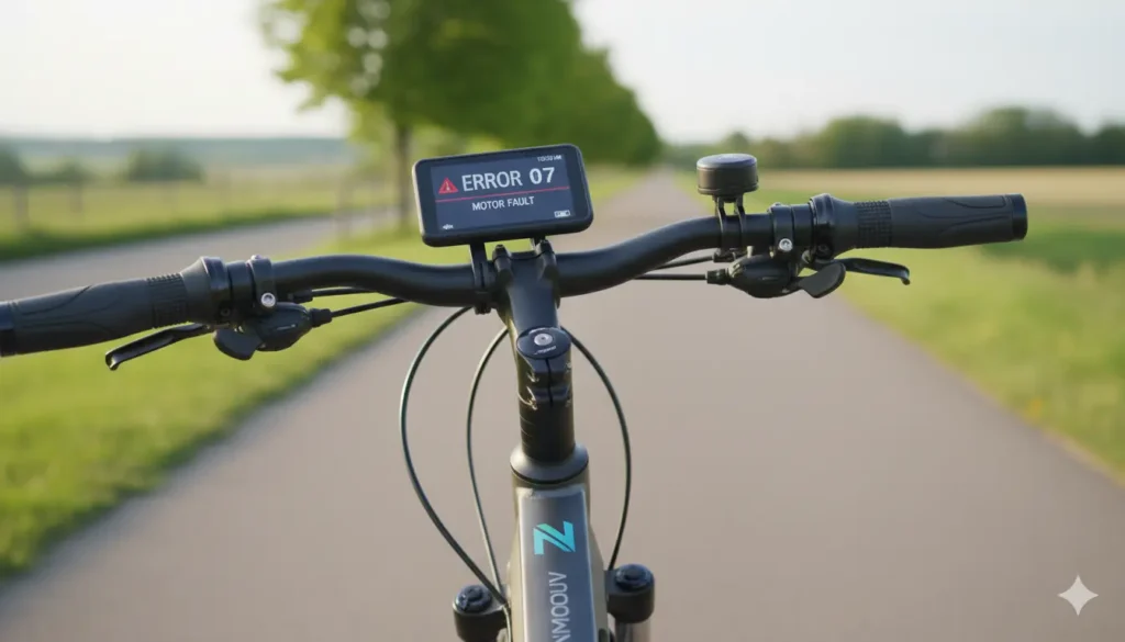 liste des codes erreurs d'un vélo électrique Neomouv