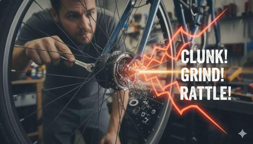 mon vélo électrique fait du bruit
