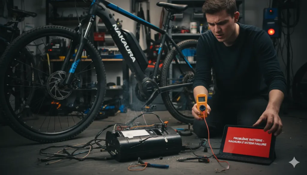 problème batterie vélo électrique nakamura
