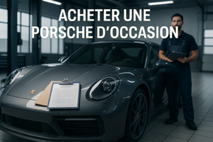 Acheter Porsche d'occasion avec contrôle complet en garage spécialisé
