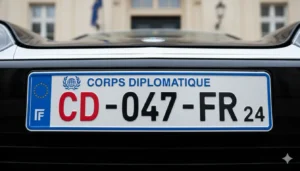 plaque diplomatique