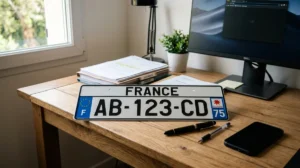 a qui appartient cette plaque d'immatriculation gratuitement