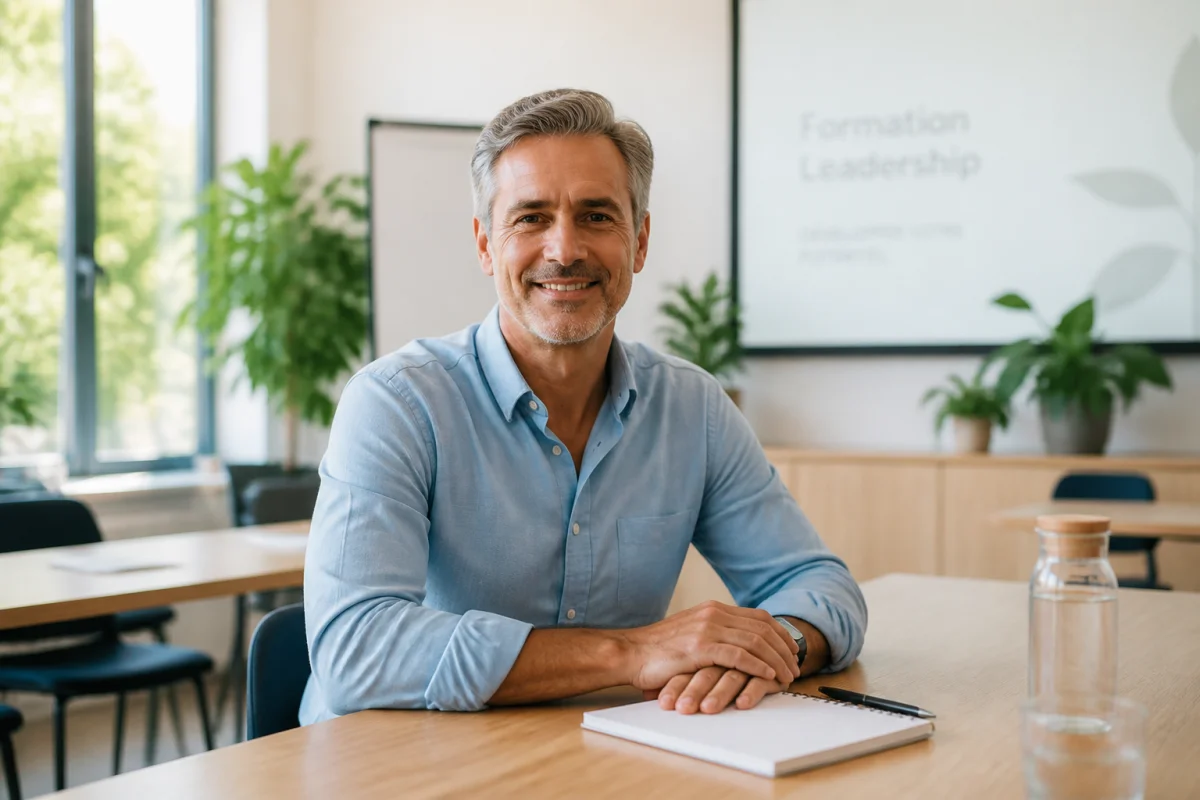 Personne souriante et détendue en formation pour apprendre combien de temps pour récupérer 3 points sur son permis.